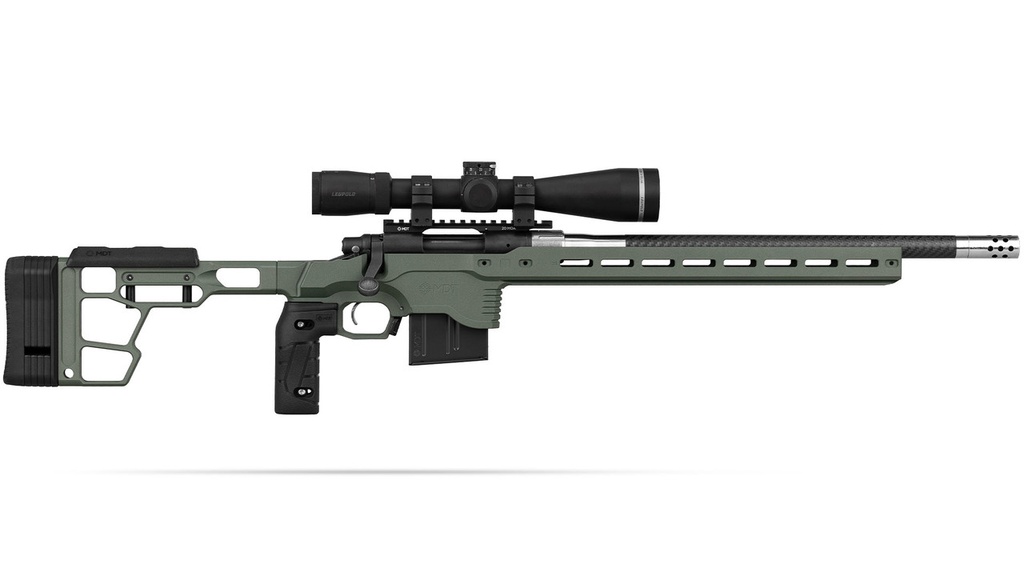 MDT ACC Premier Gen2 Chassis CZ 457 Rifle Stock Charcoal Green